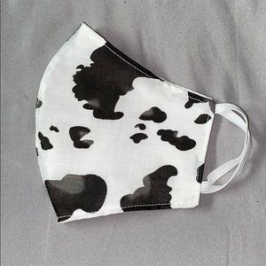 Cow Print Face Mask